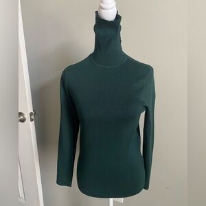 Chico's Green Turtleneck Sweater
